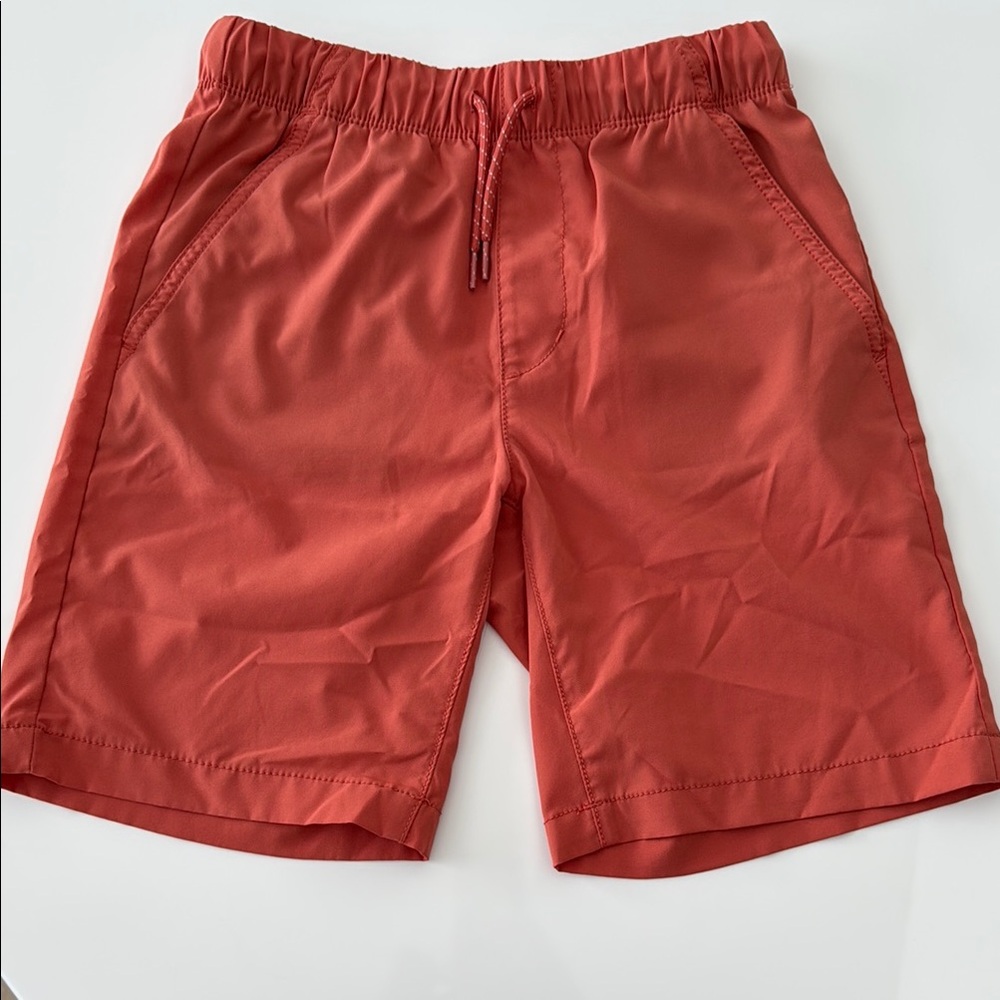 Boys Rust Orange Casual Shorts